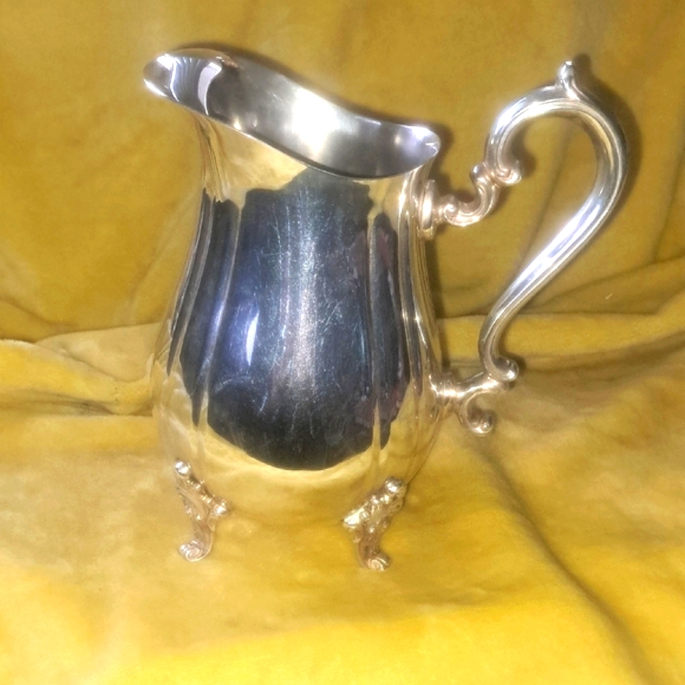Elegant Silver Pitcher